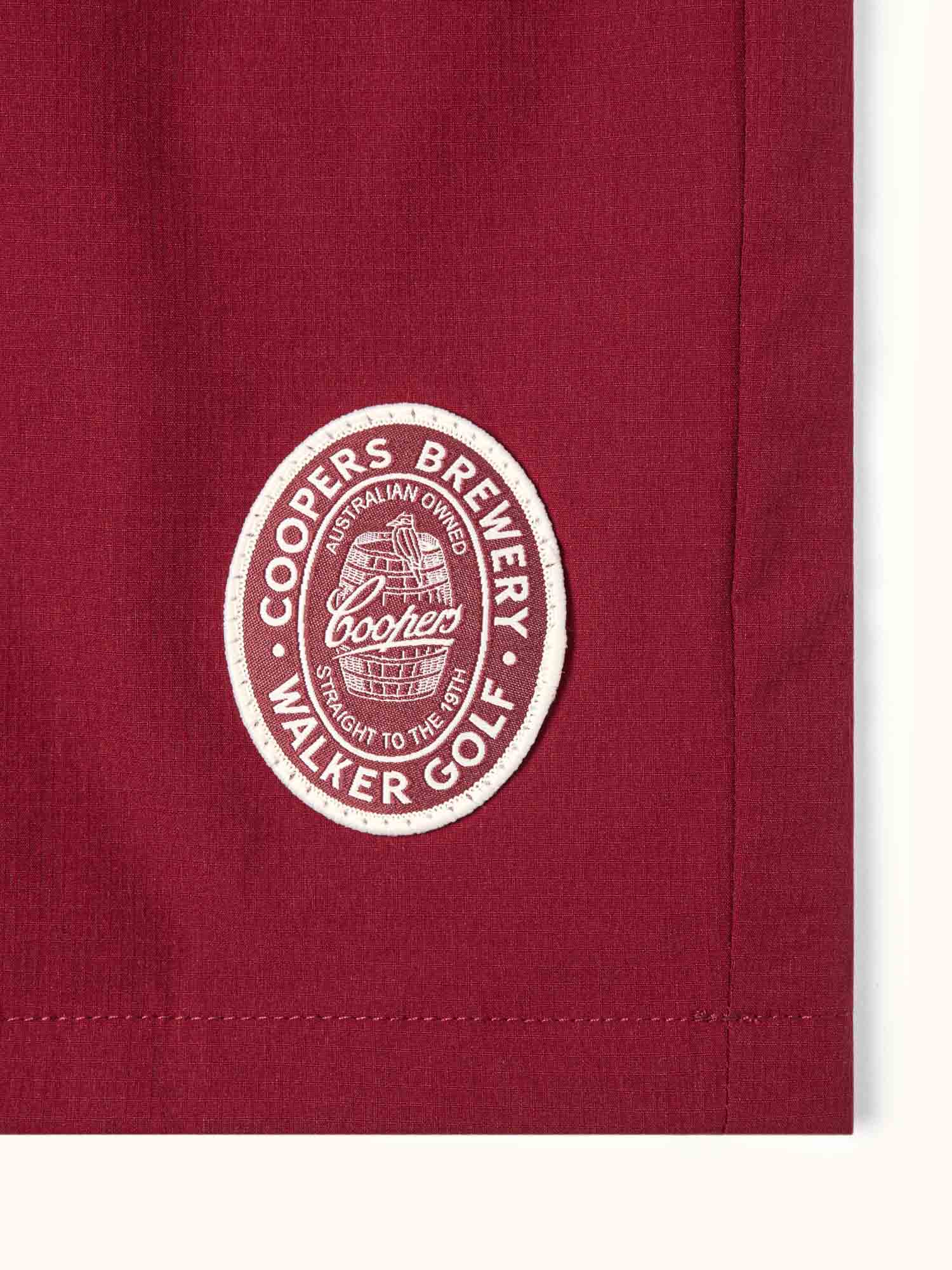 Shield Stasher Shorts Ale Maroon