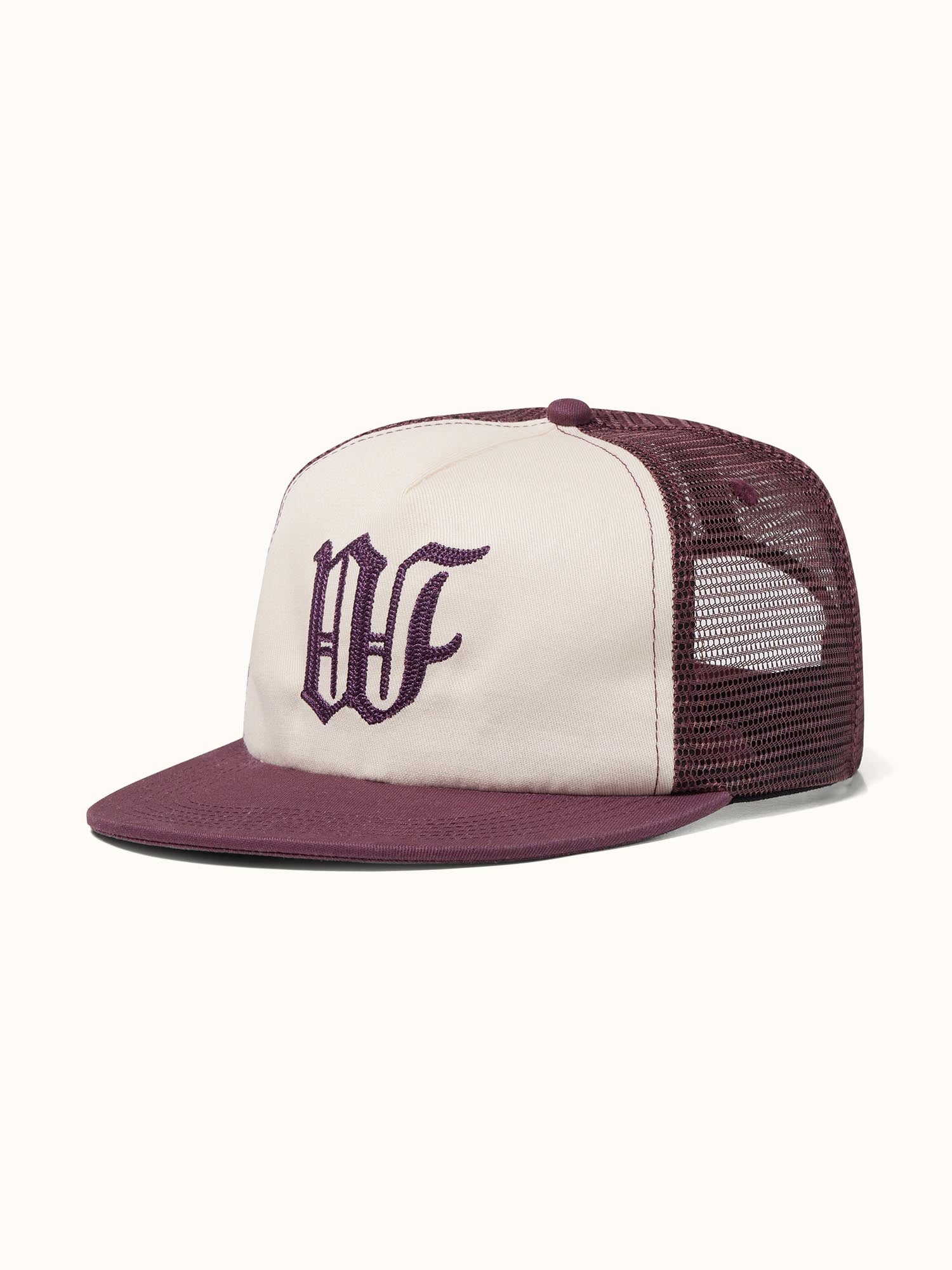 Initial Trucker Cap Merlot