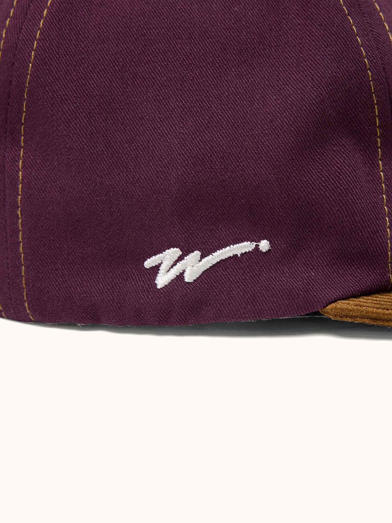 Knock Off Box Mid Cap Merlot / Gold