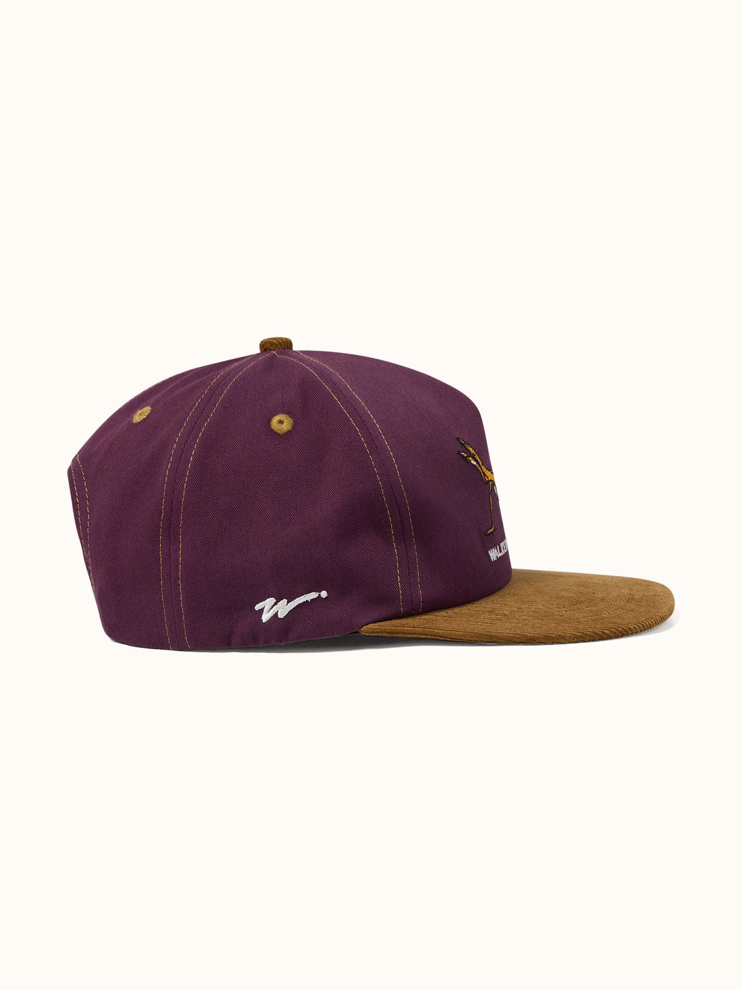 Knock Off Box Mid Cap Merlot / Gold