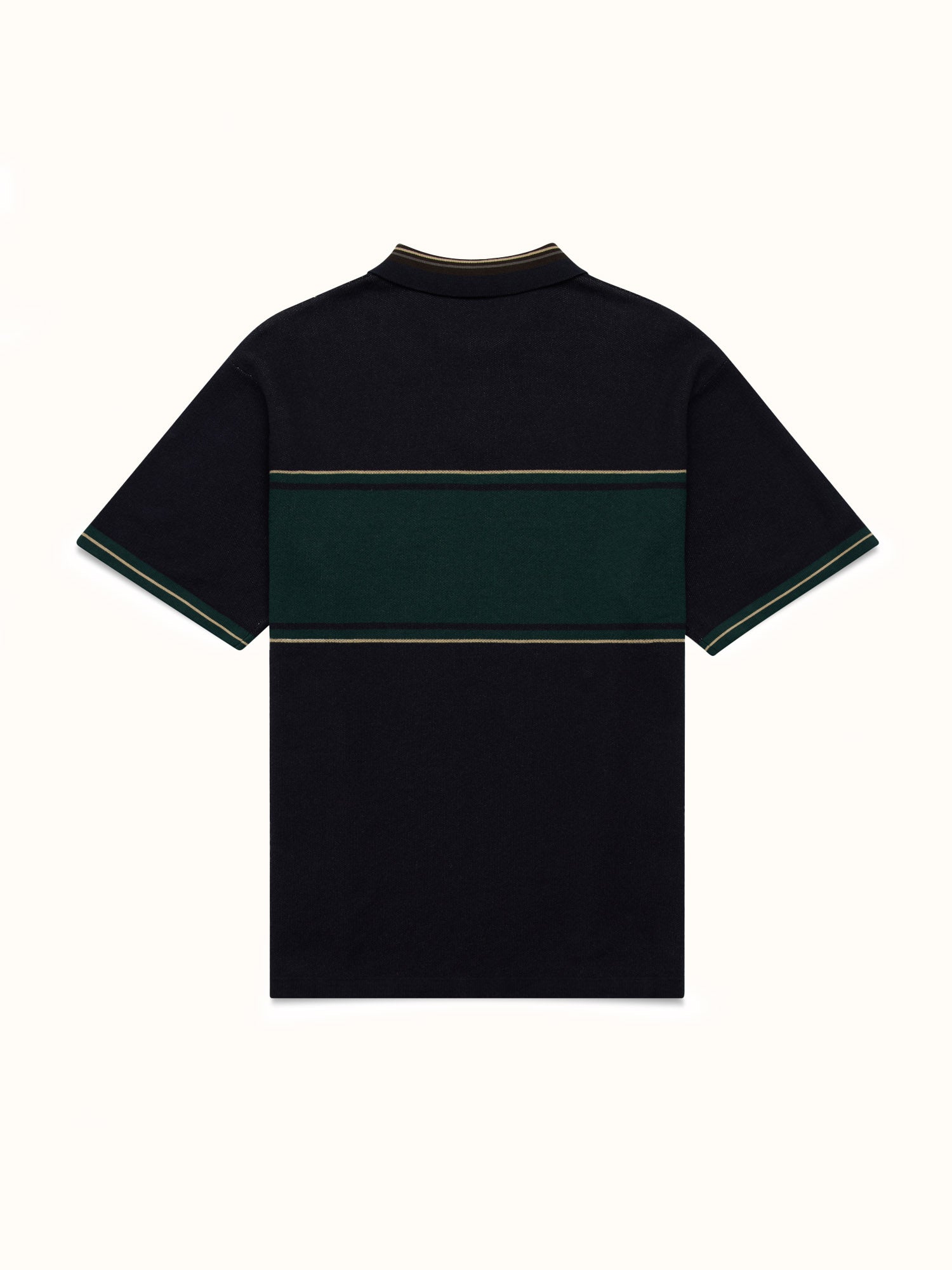 Keepers Knit Polo Black / Pine