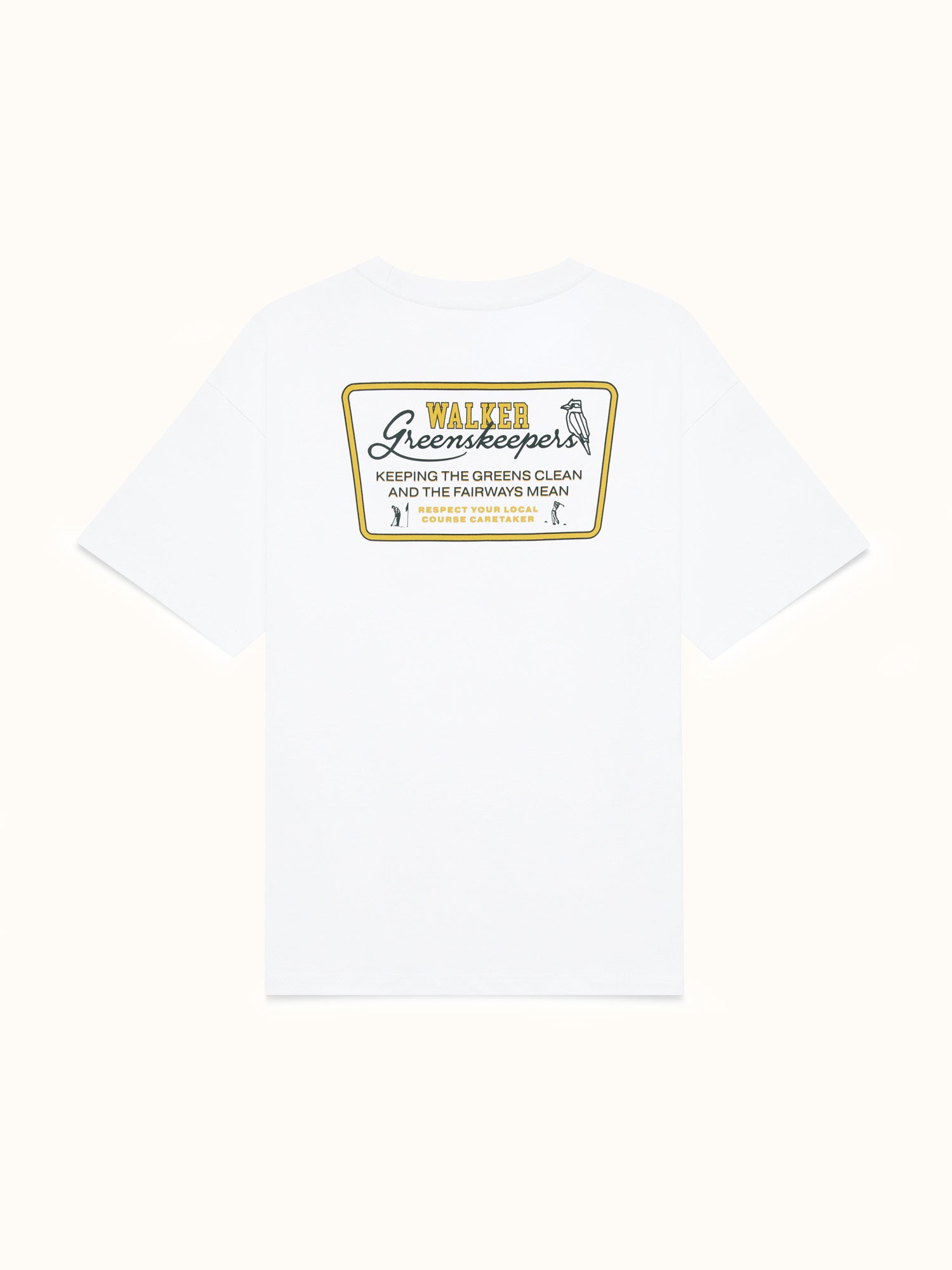 Greenskeepers Shield T-Shirt White