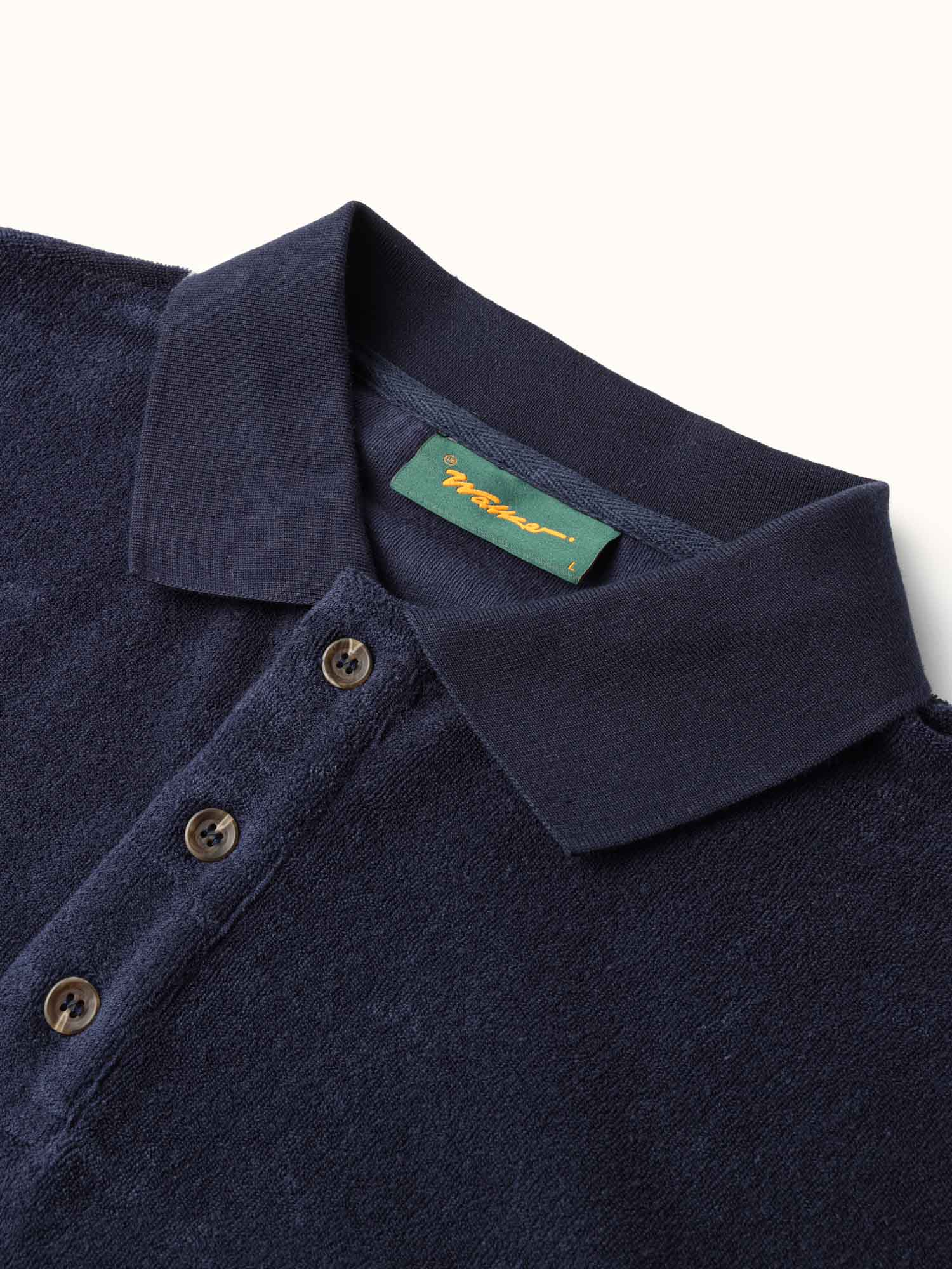 Kooka Terry Polo Navy