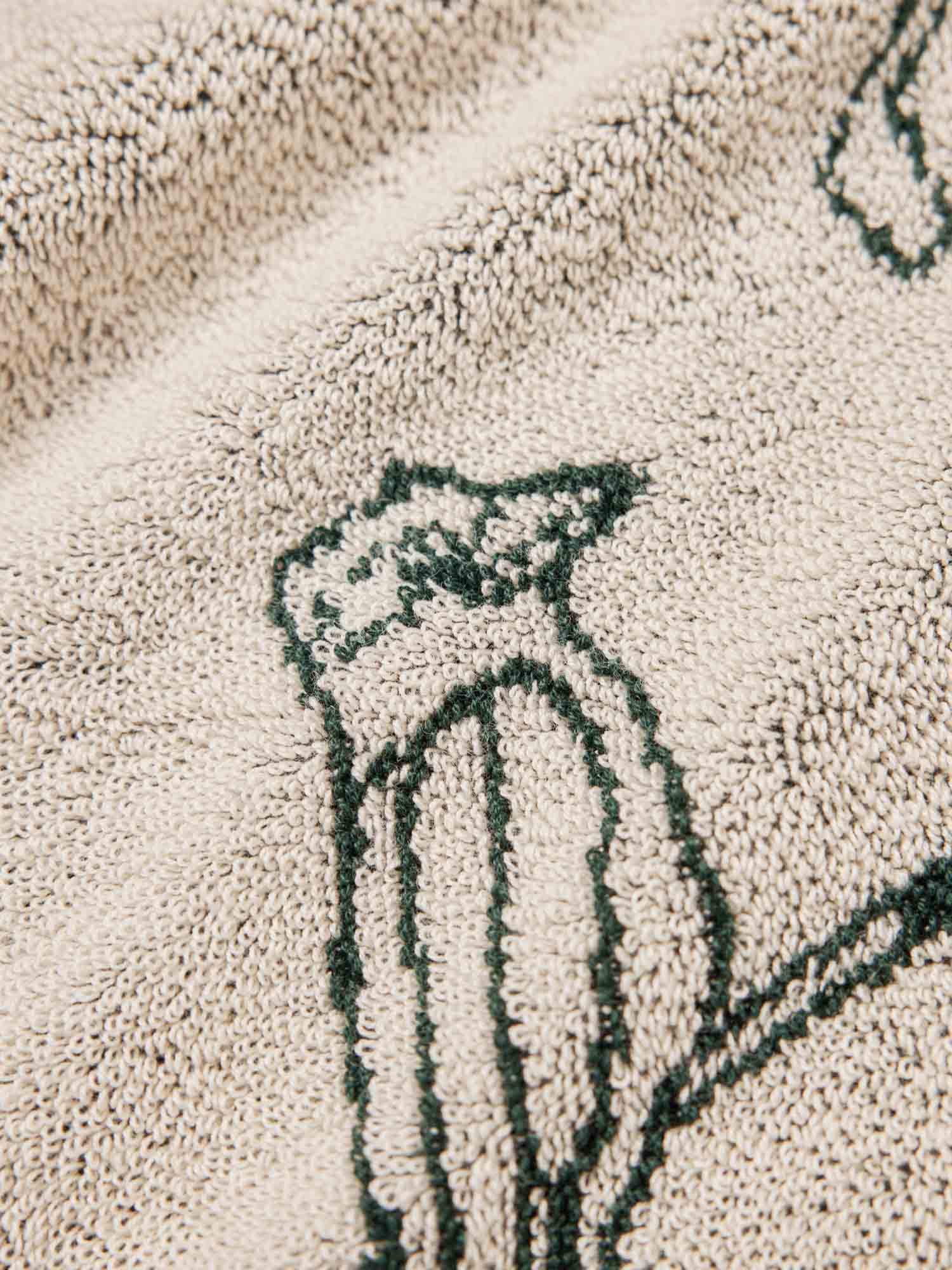 Kooka Icon Towel White / Pine