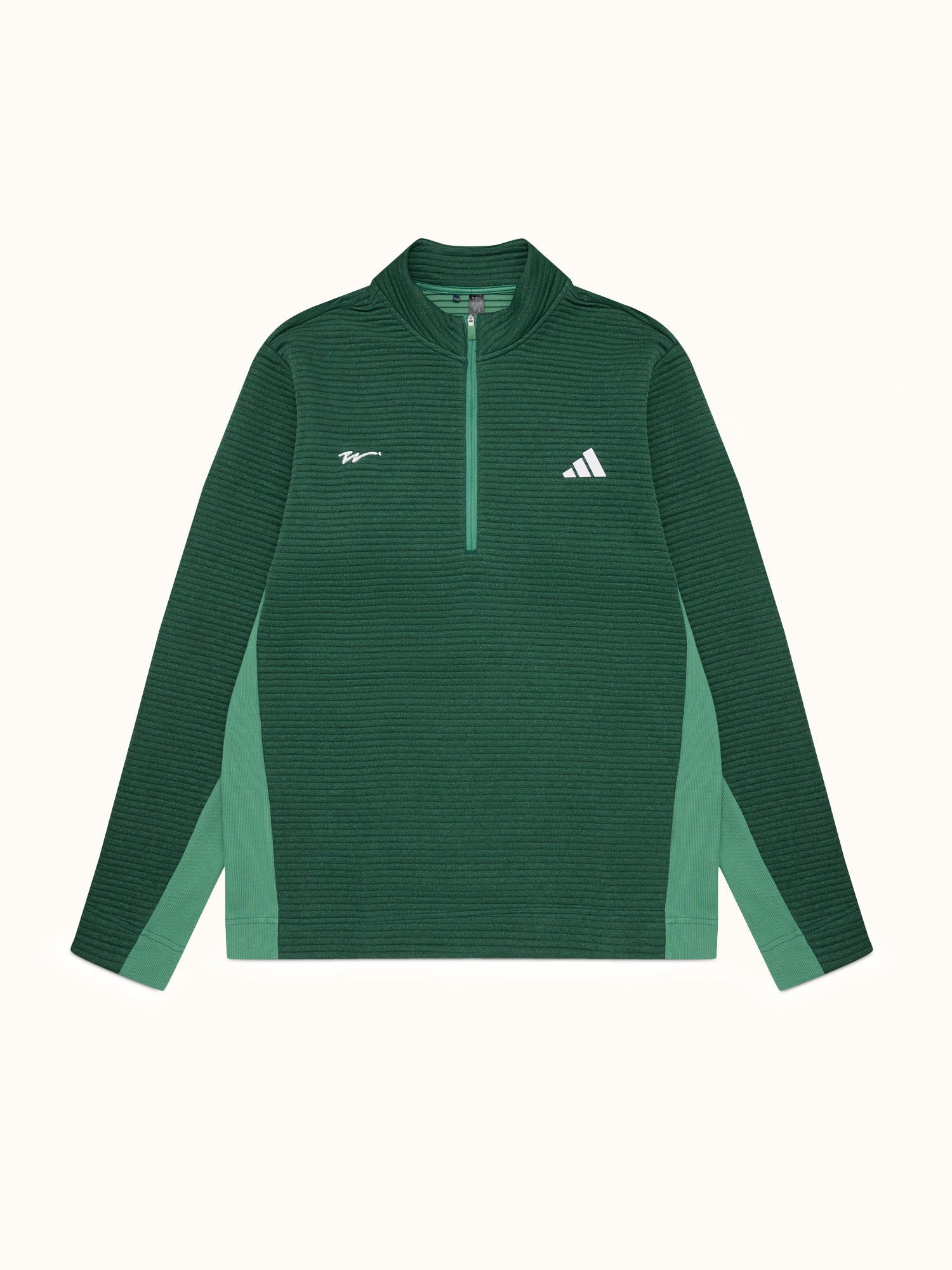 adidas x Walker Ultimate365 DWR Textured 1/4-Zip Pullover Collegiate Green