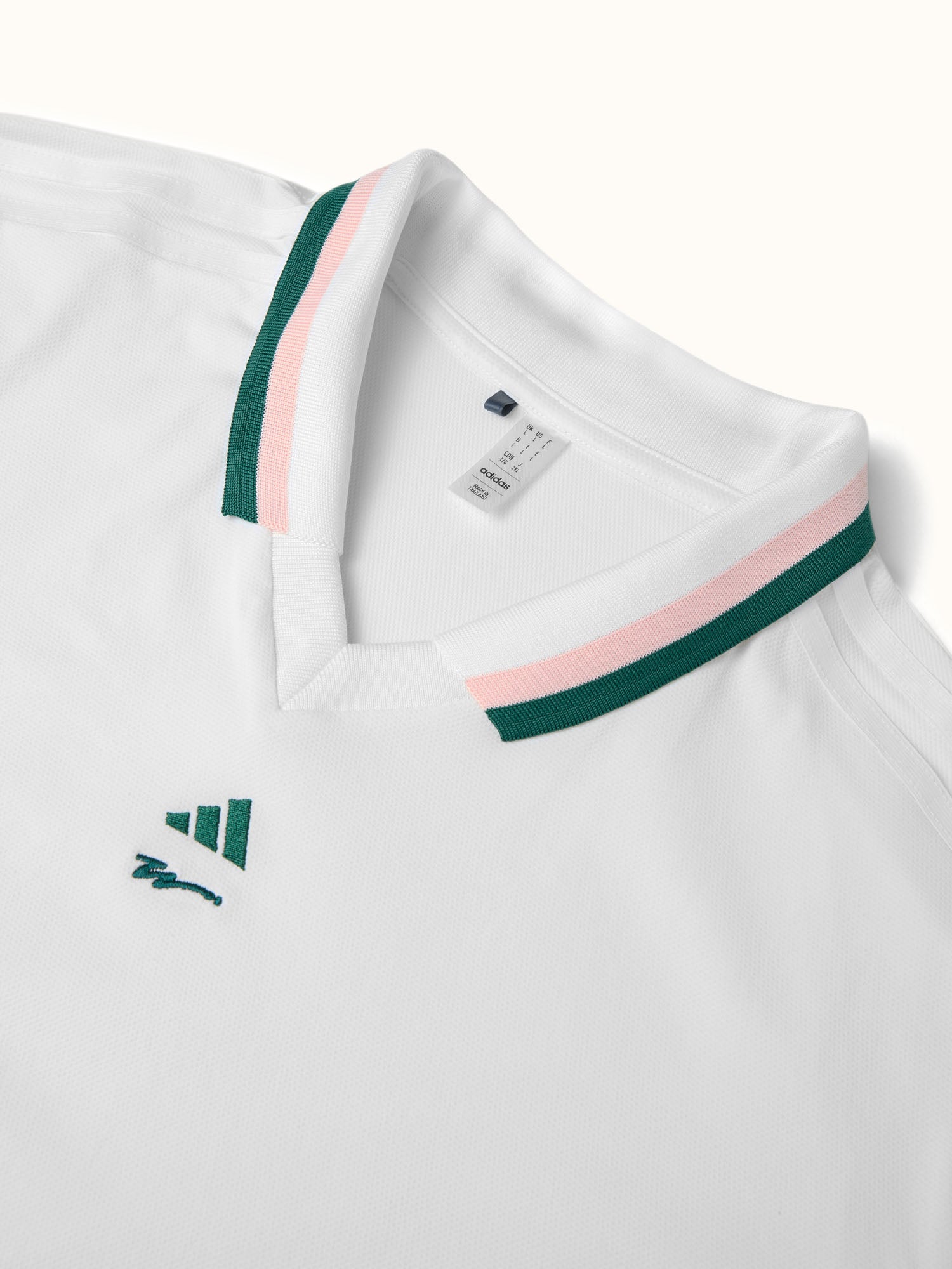 adidas x Walker Ultimate365 Golf Jersey Polo White