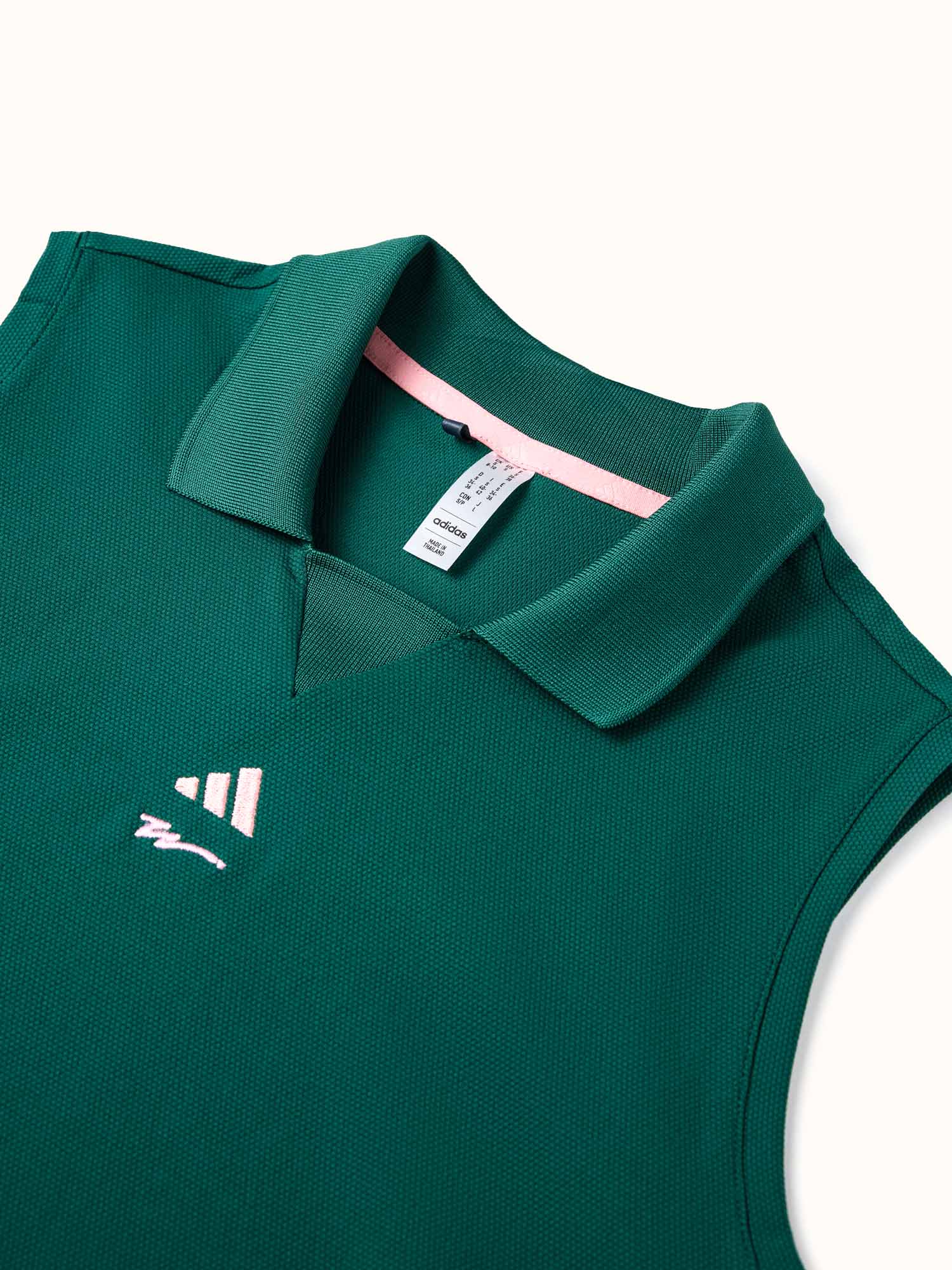 adidas x Walker W's Ultimate365 Twistknit Polo Collegiate Green