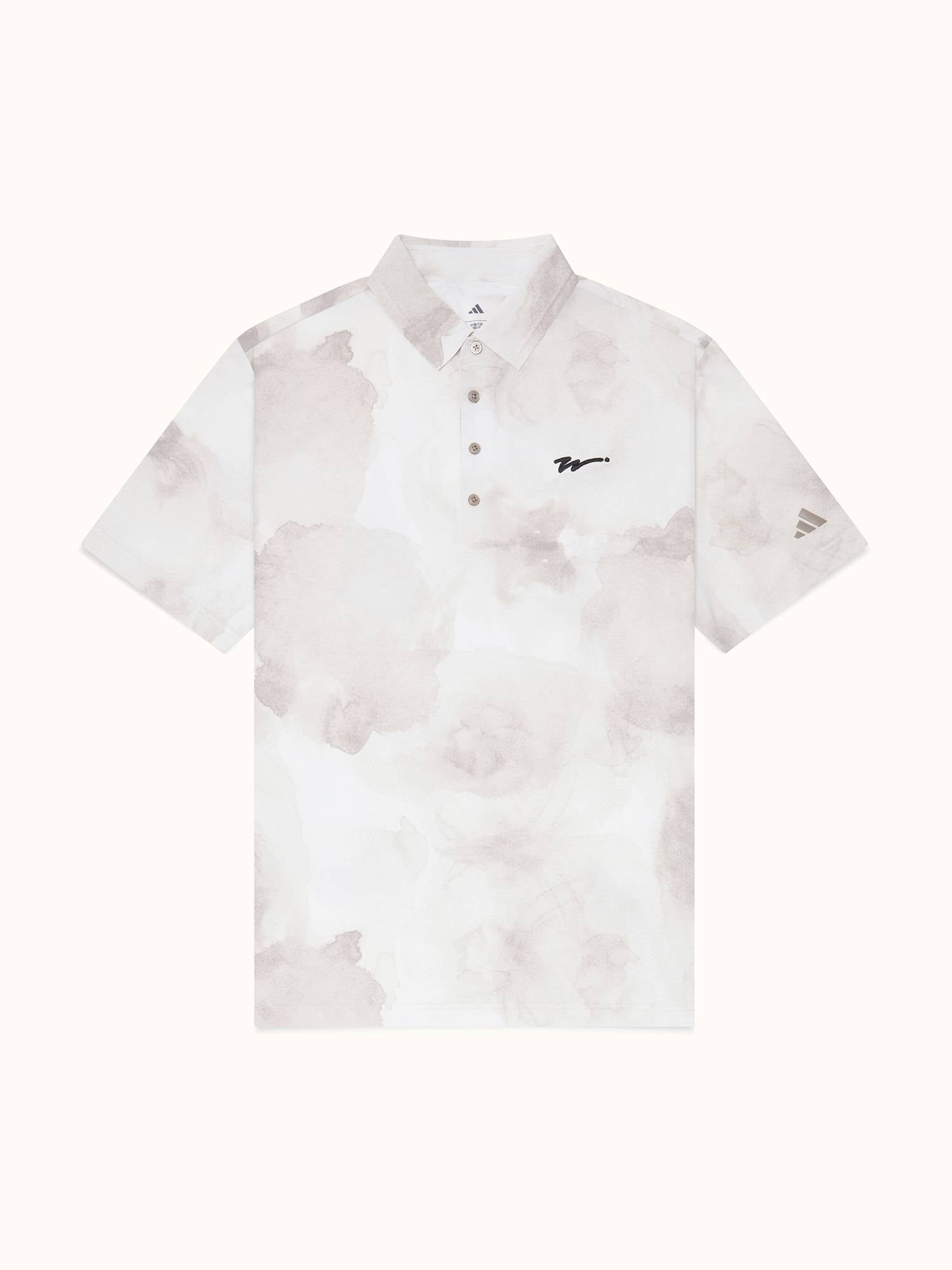 adidas x Walker Ultimate365 Printed Tour Polo Putty Beige